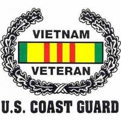 United States Coast Guard Vietnam Veteran - Clear Inside Window Decal