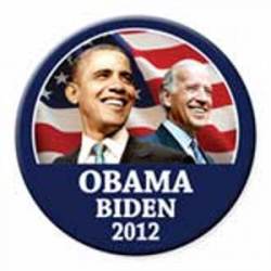 Obama Biden Photo 2012 - Button