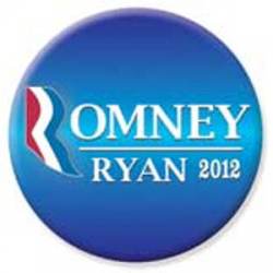 Romney Ryan 2012 - Blue Button