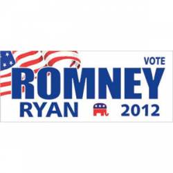 Vote Romney Ryan 2012 - Bumper Sticker