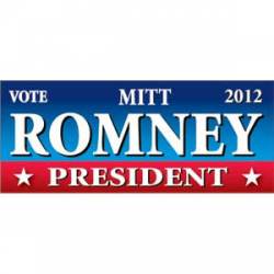 Vote Mitt Romney President 2012 - Bumper Sticker