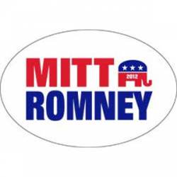 Mitt Romney - Oval Sticker