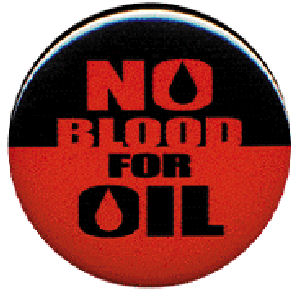 No Blood For Oil - Button