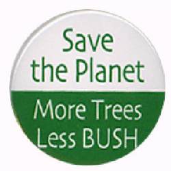 Save The Planet - Button