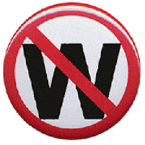 Anti Bush - Button