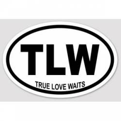 True Love Waits - Oval Sticker