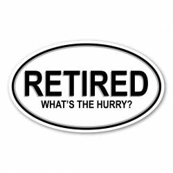 Retired - Oval Sticker
