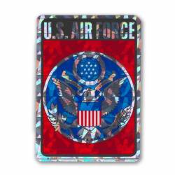 United States Air Force - Rectangle Holographic Sticker