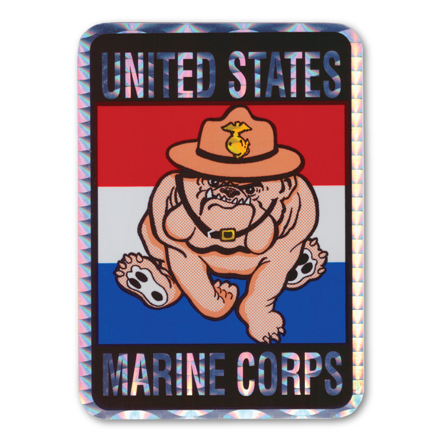 Marine Corps Bulldog Sticker