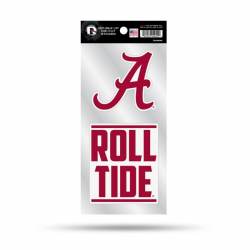 University of Alabama Crimson Tide Roll Tide Slogan - Double Up Die Cut Decal Set