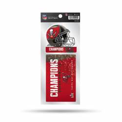 Tampa Bay Buccaneers 2021 Super Bowl LV Champions - Double Up Die Cut Decal Set