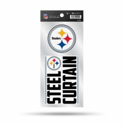 Pittsburgh Steelers Nation Slogan - Double Up Die Cut Decal Set