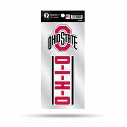 Ohio State University Buckeyes O-H-I-O Slogan - Double Up Die Cut Decal Set