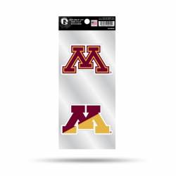 University Of Minnesota Golden Gophers Split Logo - Double Up Die Cut Decal Set