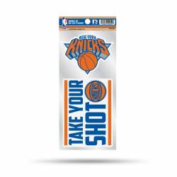 New York Knicks Take Your Shot Slogan - Double Up Die Cut Decal Set