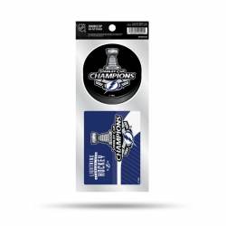 Tampa Bay Lightning 2020 Stanley Cup Champions - Double Up Die Cut Decal Set