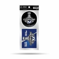 Tampa Bay Lightning 2021 Stanley Cup Champions - Double Up Die Cut Decal Set