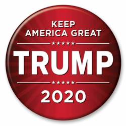 Trump 2020 Keep America Great Red - Campaign Button