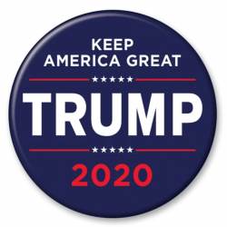 Trump 2020 Keep America Great Navy - Campaign Button