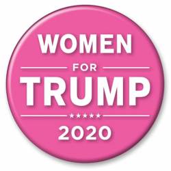 Women For Trump 2020 Pink - Campaign Button