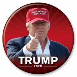 Trump 2020 Keep America Great Red Hat - Campaign Button