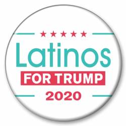 Latinos For Trump 2020 - Campaign Button