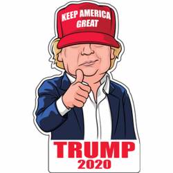 Trump 2020 Keep America Great Thumb Up - Sticker