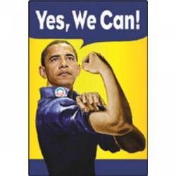 Yes We Can Obama - Refrigerator  Magnet