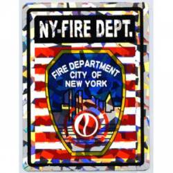 Holographic FDNY - Decal