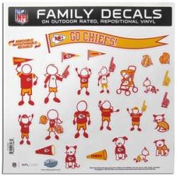 Kansas City Chiefs - 11x11 Large Family Decal Set