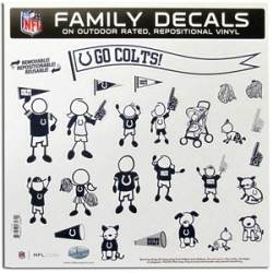 Indianapolis Colts - 11x11 Large Family Decal Set