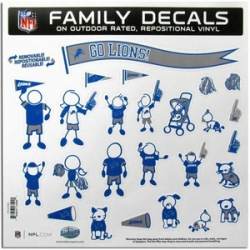 Detroit Lions - 11x11 Large Family Decal Set