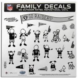Oakland Raiders - 11x11 Large Family Decal Set
