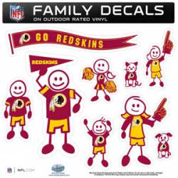 Washington Redskins - 11x11 Large Family Decal Set