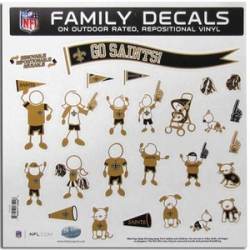 New Orleans Saints - 11x11 Large Family Decal Set