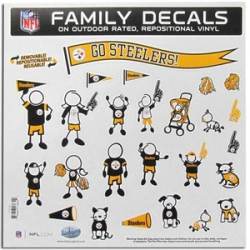 Pittsburgh Steelers - 11x11 Large Family Decal Set