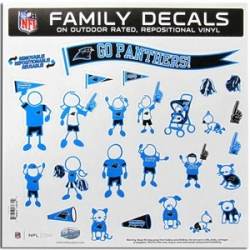 Carolina Panthers - 11x11 Large Family Decal Set
