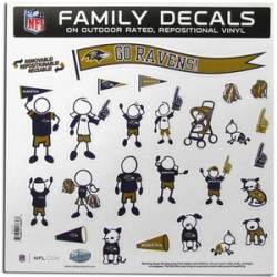 Baltimore Ravens - 11x11 Large Family Decal Set