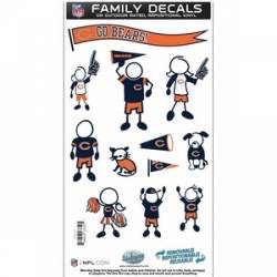 Chicago Bears - 6x11 Medium Family Decal Set