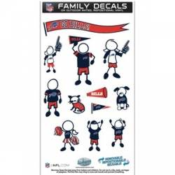 Buffalo Bills - 6x11 Medium Family Decal Set