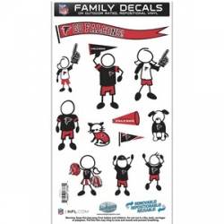 Atlanta Falcons - 6x11 Medium Family Decal Set
