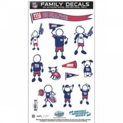 New York Giants - 6x11 Medium Family Decal Set