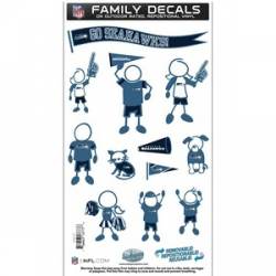 Seattle Seahawks - 6x11 Medium Family Decal Set