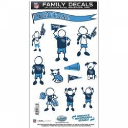 Tennessee Titans - 6x11 Medium Family Decal Set