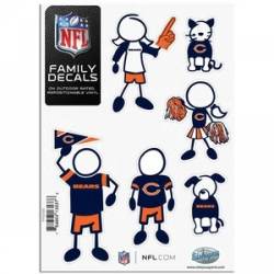 Chicago Bears - 5x7 Small Family Decal Set