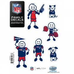 New England Patriots - 5x7 Small Family Decal Set