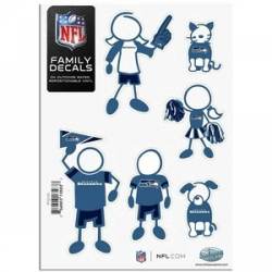 Seattle Seahawks - 5x7 Small Family Decal Set