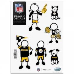 Pittsburgh Steelers - 5x7 Small Family Decal Set
