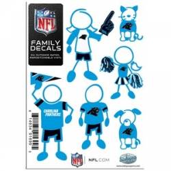 Carolina Panthers - 5x7 Small Family Decal Set
