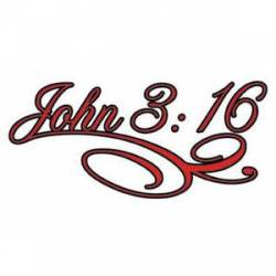 John 3:16 - Sticker